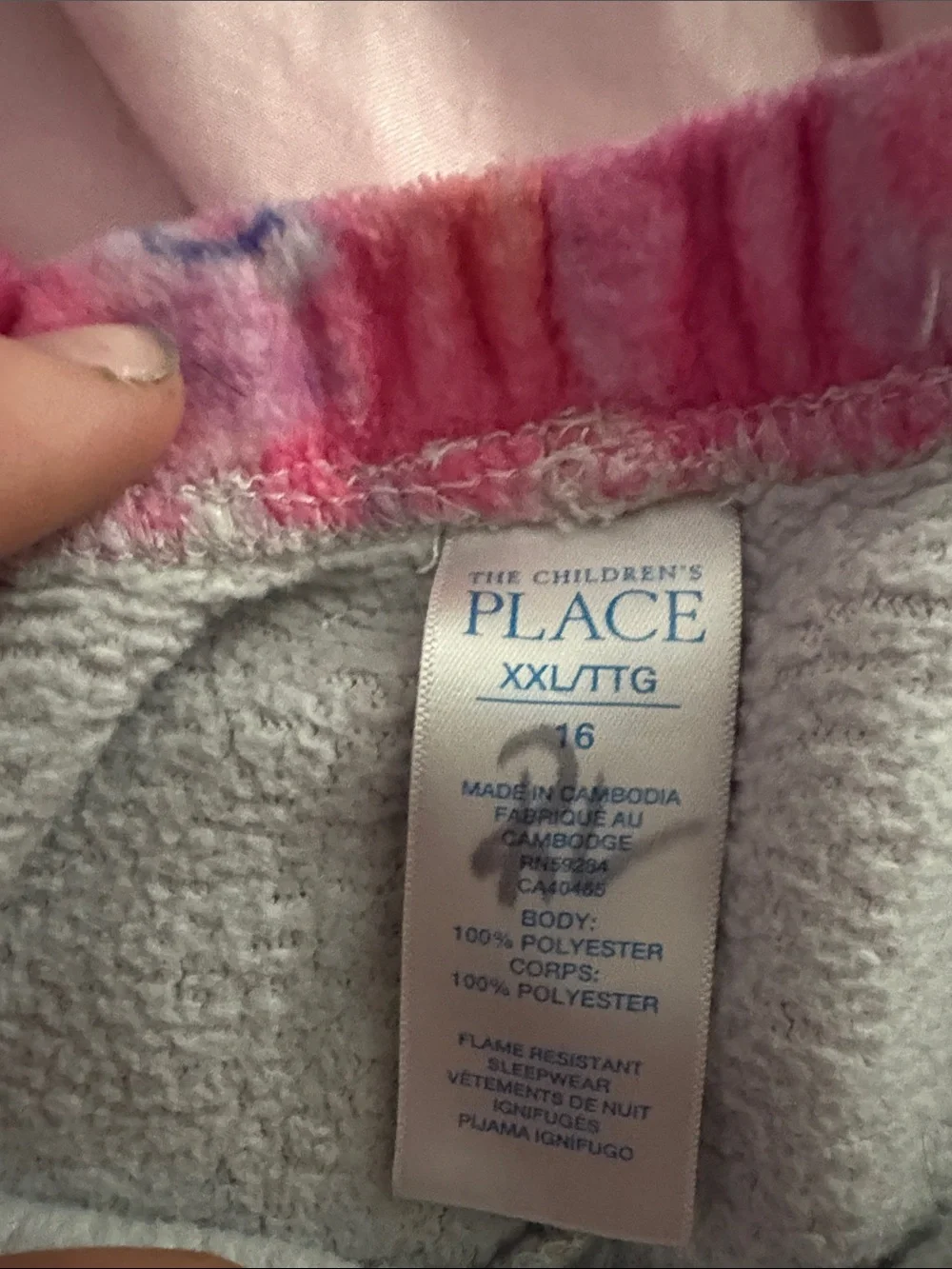 The Children's Place Pink & Gray Kids Jacket